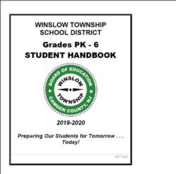 2019-2020 SY Student Handbook