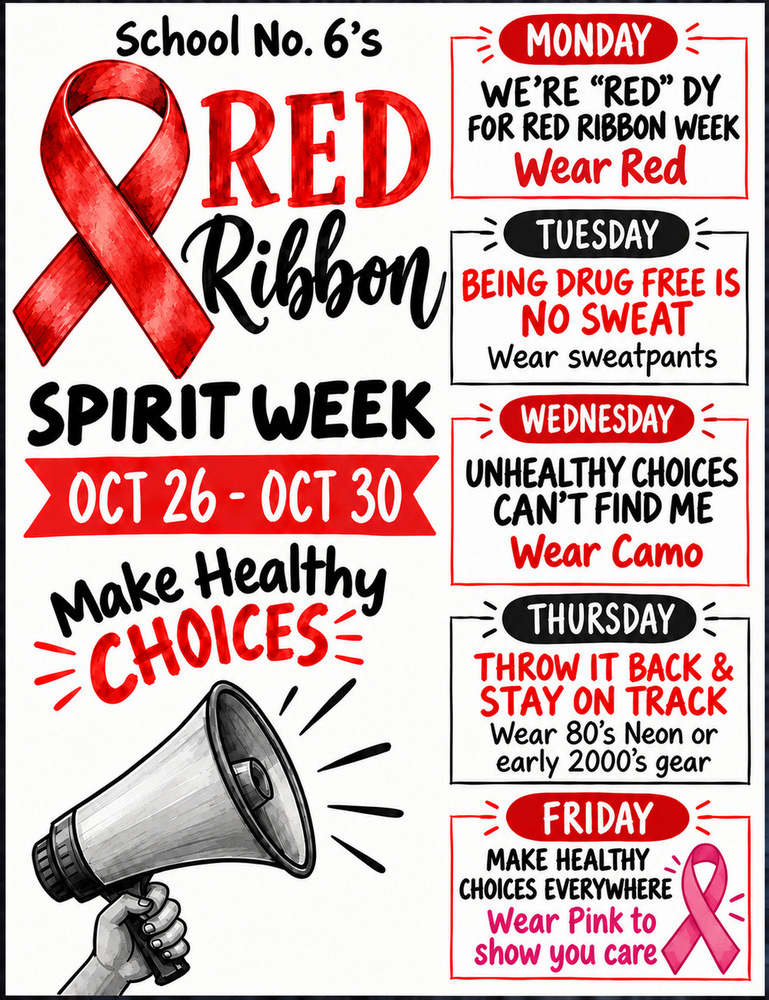 Red Ribbon Week October 26- October 30