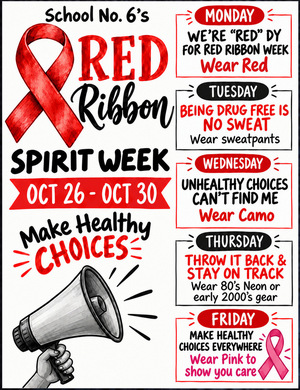 Red Ribbon Week October 26- October 30