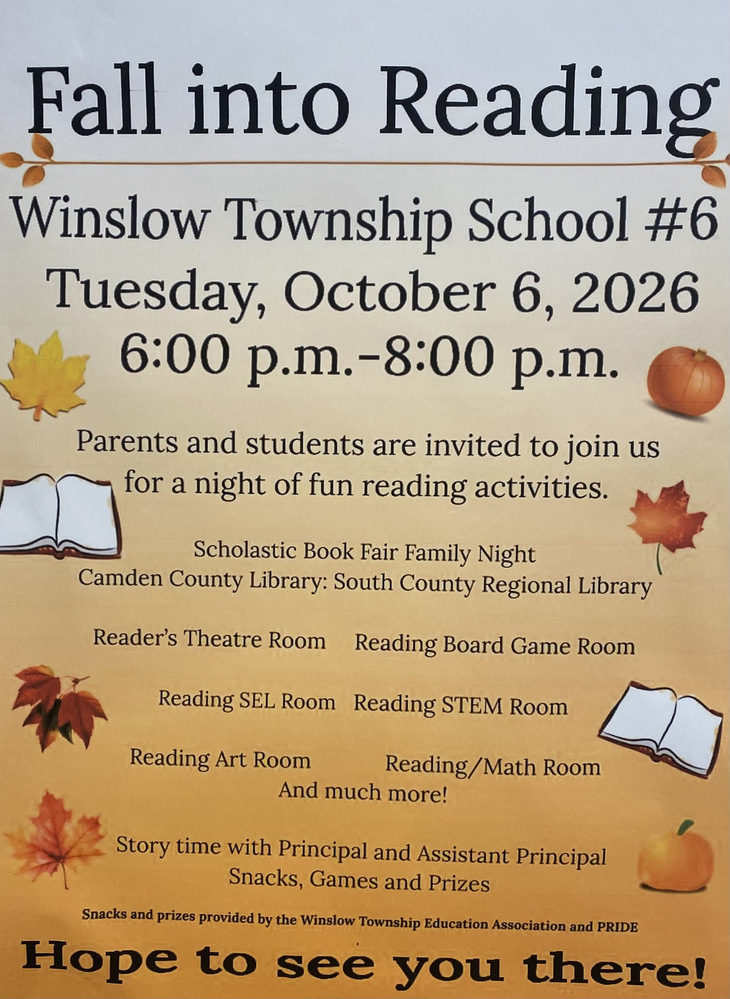 Fall Into Reading Night 